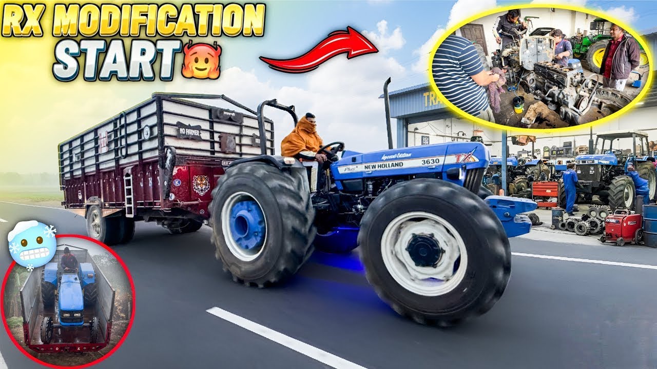 🔥Finally Sonalika rx Modification work start || For trolley Competition ...