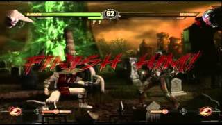 Mortal Kombat 9 - Raiden & Nightwolf Ladder Playthrough Part 1 (Request)