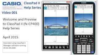 ClassPad Help 1 - Welcome and Preview Net Worth