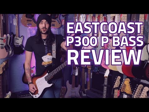 Eastcoast P300 P Electric Bass Guitar Demo & Review