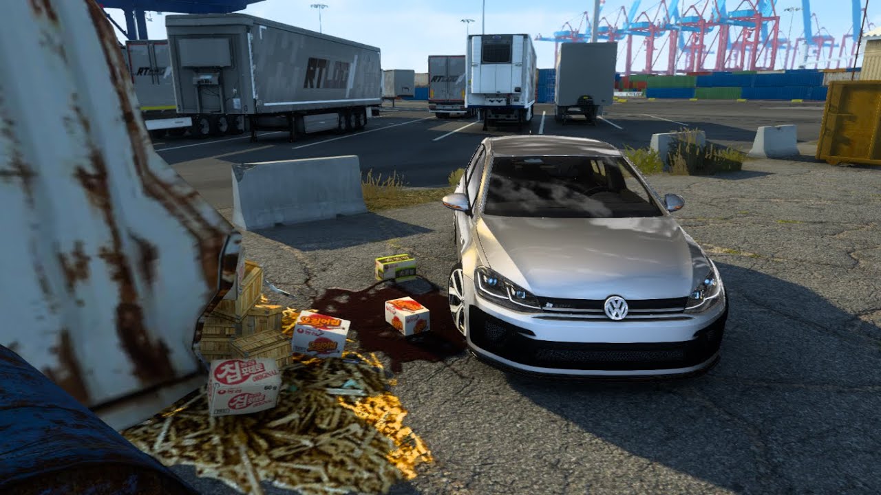 Driving From Amsterdam to Hamburg in a Golf R 400 | Euro Truck Simulator 2 Cockpit View