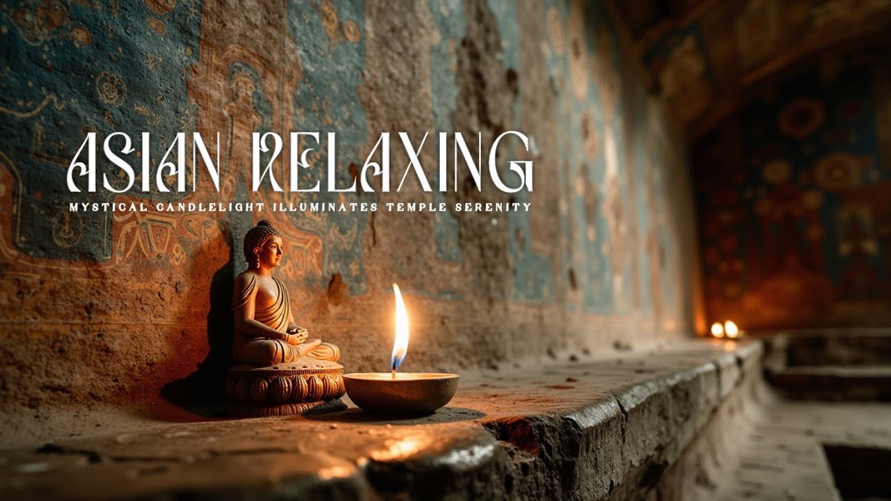 Мистический Будда и Храм при Свечах | Японская Дзен Музыка - Азиатская Релаксация и Медитация