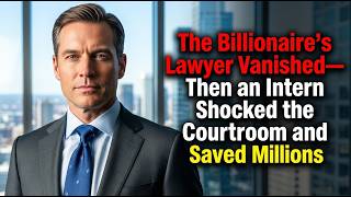 the LAWYER of the BILLIONAIRE missed the TRIAL – the INTERN took over and SAVED 600 MILLION