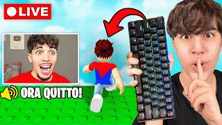 COMANDO la PARTITA DEGLI YOUTUBER CON LA TASTIERA WIRELESS 🤣(impazziscono) su ROBLOX