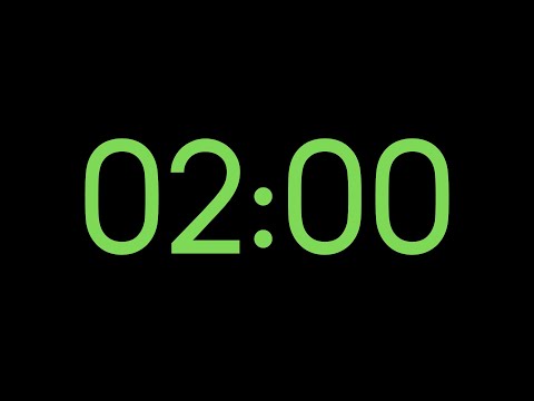 2 Minute Countdown Timer ⏳ | 2-Min Timer with Alarm & Beep Sound