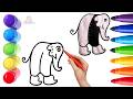 How To Draw cute Lirili Larila Drawing, Painting &amp; Coloring For Kids and Toddlers_ Child Art🌈🎨