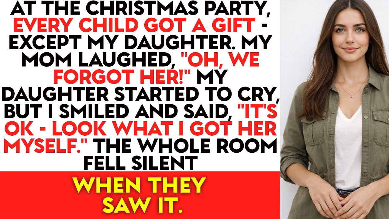 At Christmas Dinner, My Family Gifted Everyone Except Except My Daughter...