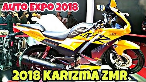 Auto Expo 2018 | First Look 2018 Hero Karizma ZMR
