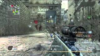 INSANE 360 NOSCOPE QUAD ON COD4!!!