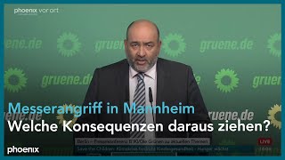 Parteipressekonferenz des Bündnis90/DieGrünen mit dem Parteivorsitzenden Omid Nouripour | 03.06.2024