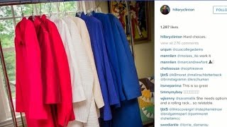 Double tap for Hillary Clinton's pantsuit
