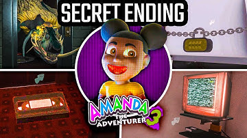 AMANDA 3 Secret Ending & Out of Bounds! - Amanda the Adventurer 3 DEMO [Hacking & Secrets] Showcase
