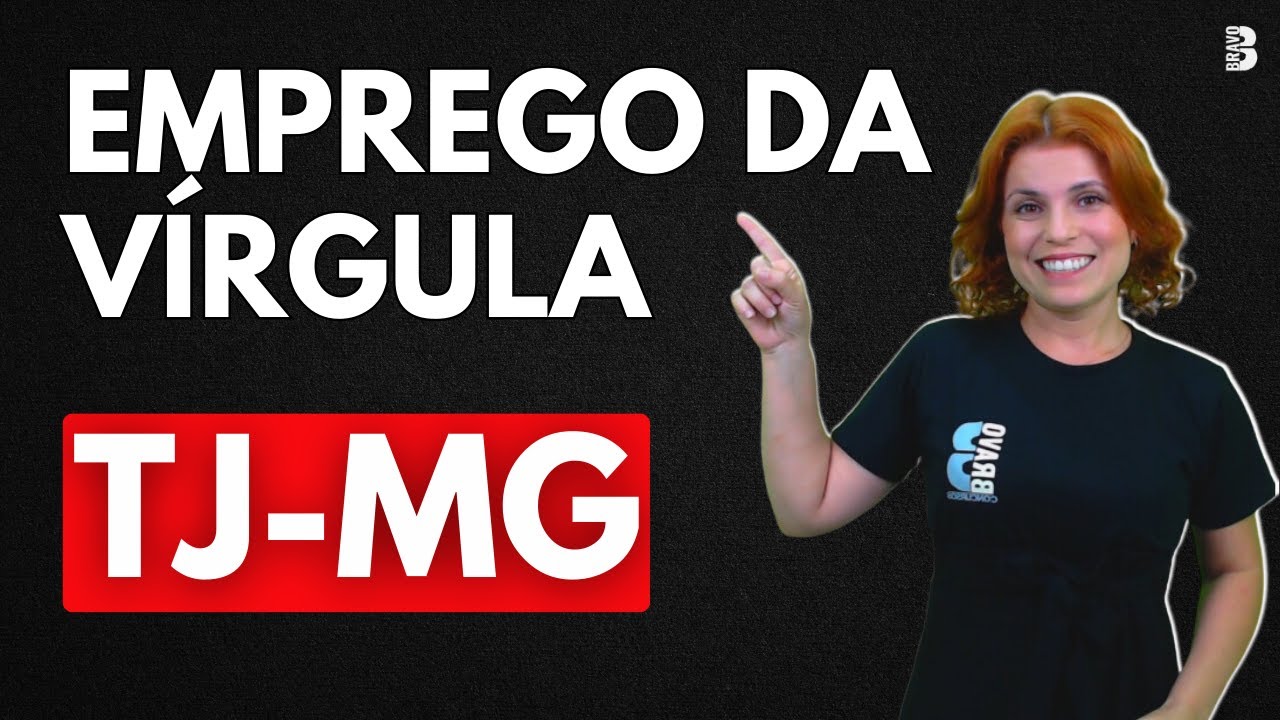 PORTUGUÊS | EMPREGO DA VÍRGULA | CONCURSO TJ MG