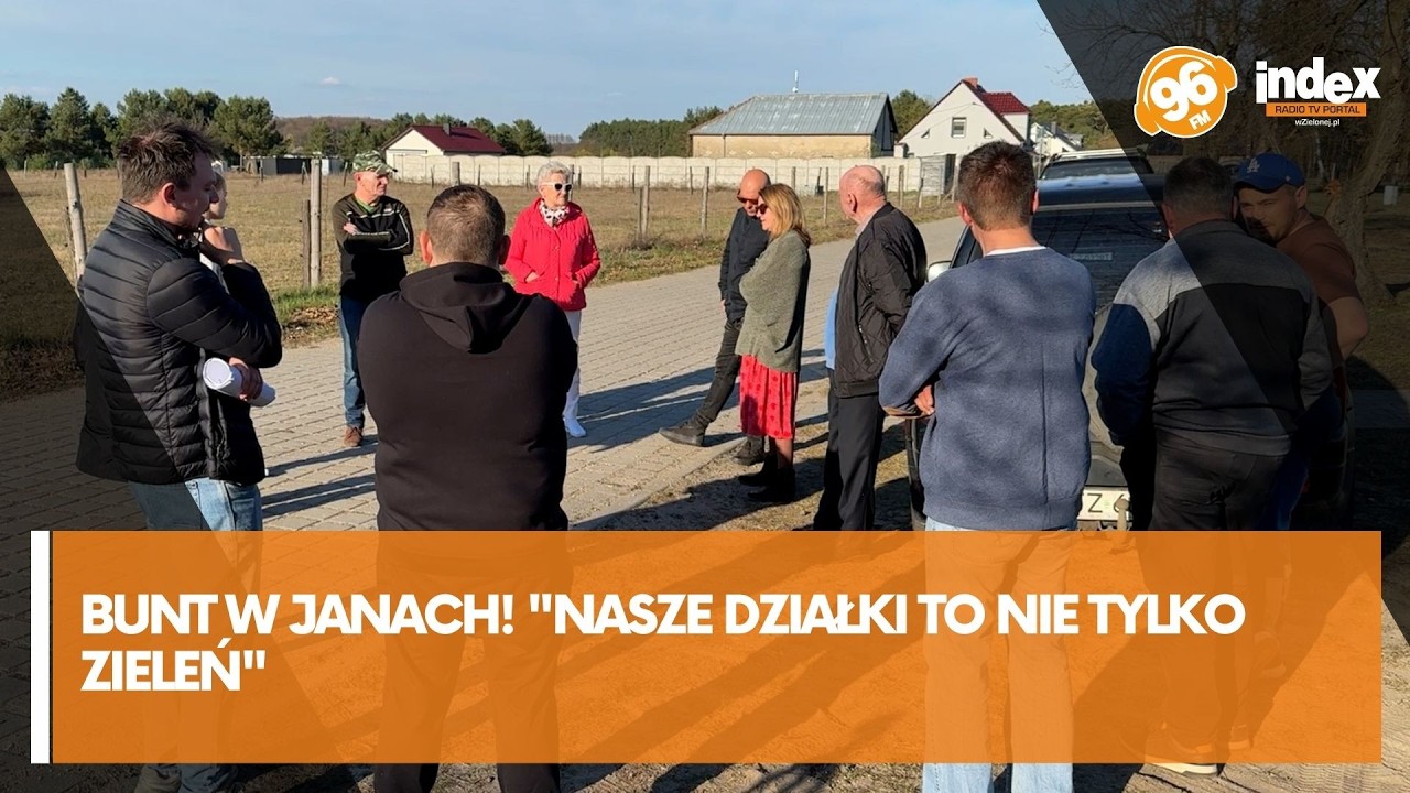 Bunt w Janach! "Nasze działki to nie tylko zieleń". Protest przeciwko planom miasta 📢