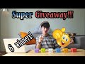 SUPER GIVEAWAY!!! 6 WINNERS 😱😱😱