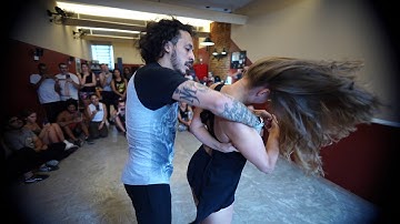Zouk Dance Demo | Carlos Oliveira + Anastasia | Monday - Zoukamp 2020