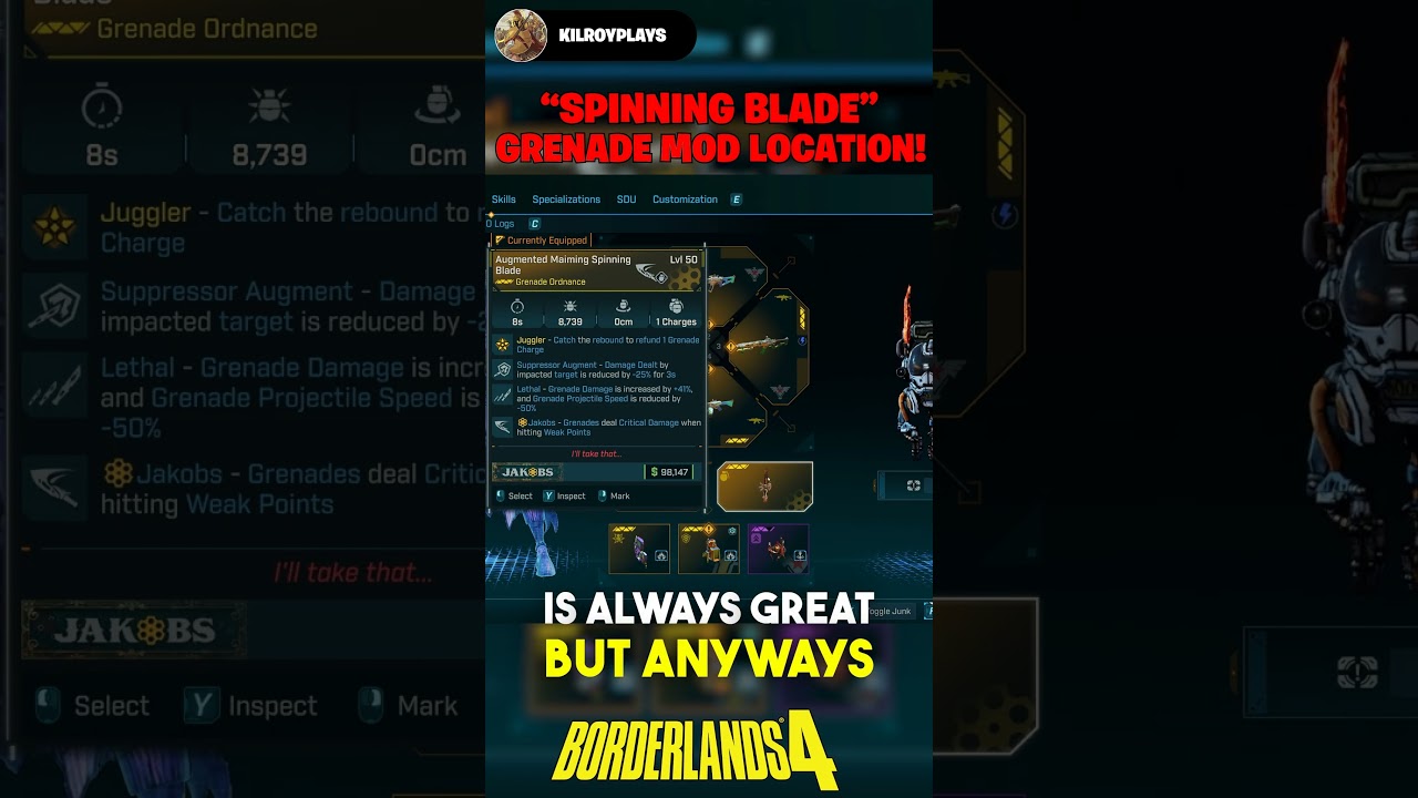 Borderlands 4 — Где найти легендарное оружие «Вращающийся клинок»