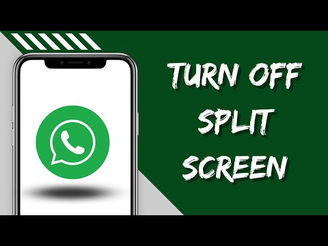 WhatsApp Split Screen Remove | WhatsApp Split Screen Android Disable | WhatsApp Split Screen iPhone