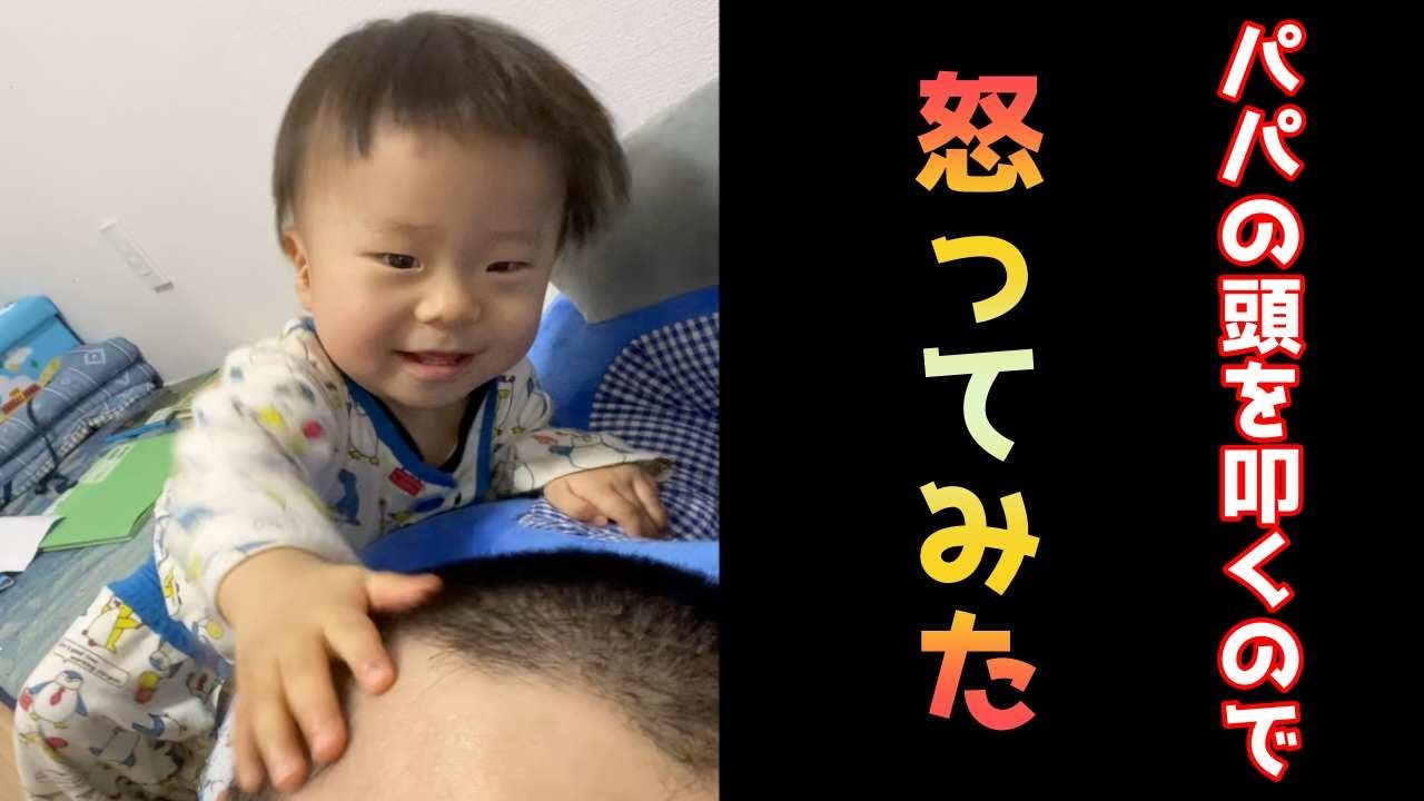 普段怒らないパパが叱ってみた時の反応 Youtube