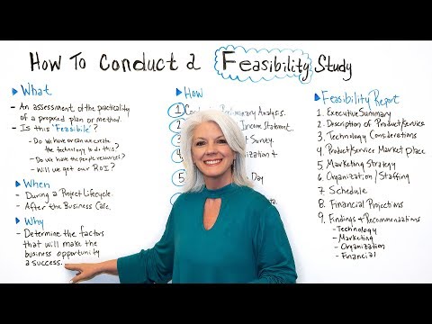 Video: How To Write A Feasibility Study?