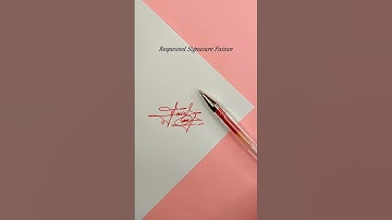 Sign Your Signature Faizan #shorts #trending #signature #writingskills