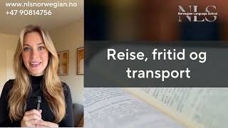 Norwegian 15 Words About Reise, Fritid Og Transport