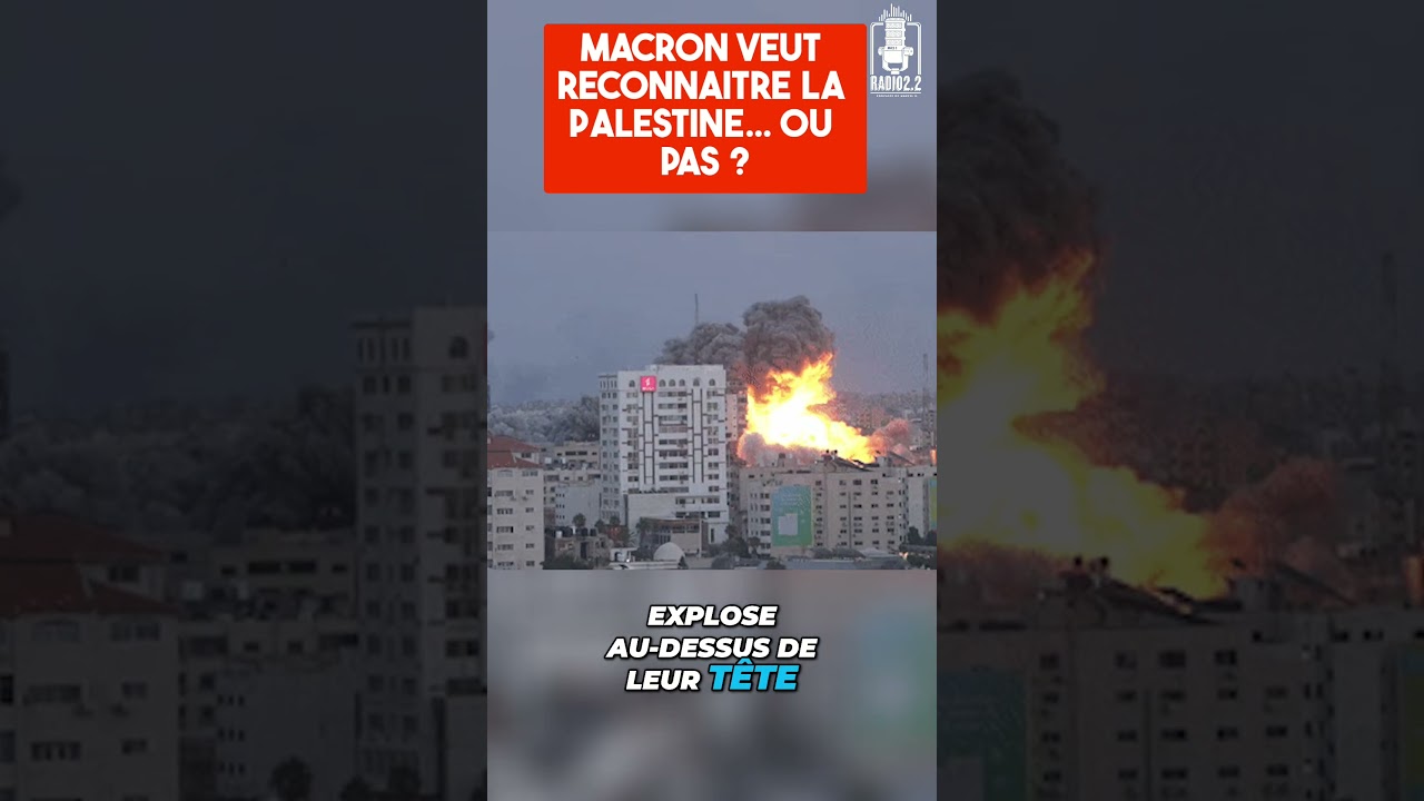 MACRON PALESTINE : RECONNAISSANCE TARDIVE OU COUP DE COMMUNICATION ? #humour #gaza #news