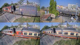 SRT เว็บแคมพัทยา แผงกั้น ตู้รถไฟที่ได้รับการปรับปรุงใหม่ ขบวน 1133/1134 | タイ国鉄 ライブカメラ 改造客車 12系 パタヤ