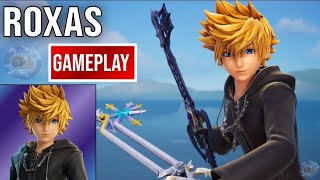 New Roxas Skin Gameplay Kingdom Hearts Fortnite