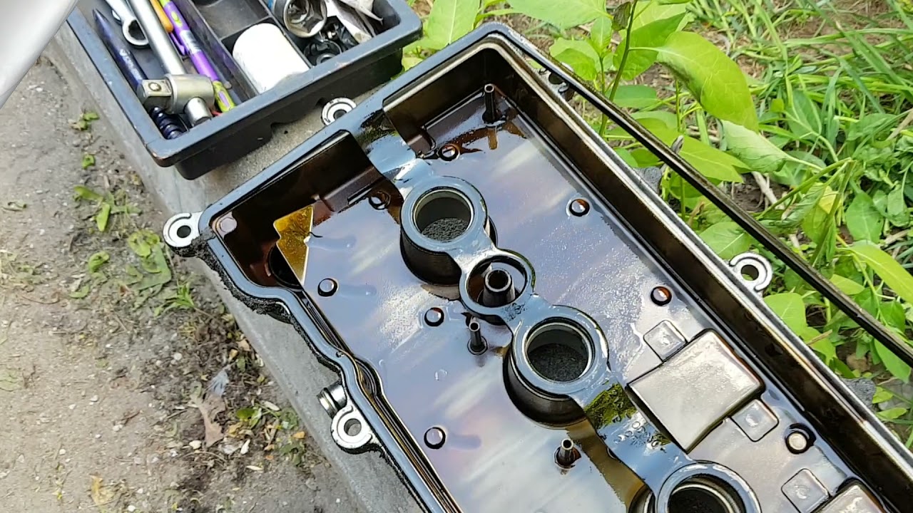 Замена прокладки клапанной крышки Тойота Королла 2006 г.в. - YouTube