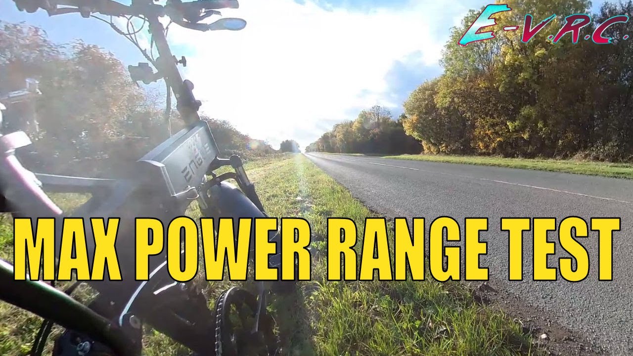Engwe Engine Pro SPORT MODE FULL THROTTLE Range Test PART 1