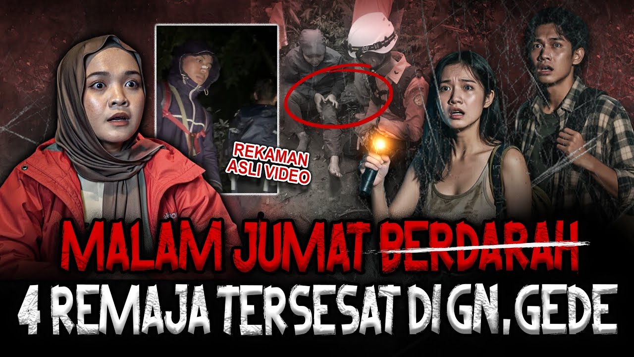 PENDAKIAN PALING SEREM MALAM JUMAT? MASIH ADA VIDEO REKAMANNYA!! 4 REMAJA INI NYARIS MATI DI GUNUNG