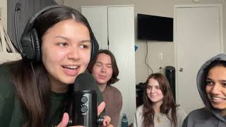 my friends and i tried asmr