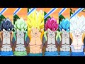 DBFZ All Gogeta's  TRANSFORMATIONS and  Forms (Base-SSJ -SSJ3-SSJ5 -SSJ GOD-BLUE)  Mods