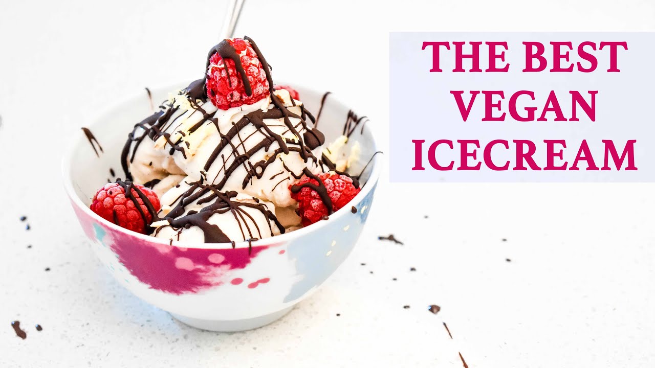 The Best Vegan Vanilla Ice cream! Rich, Creamy & Dairy Free YouTube