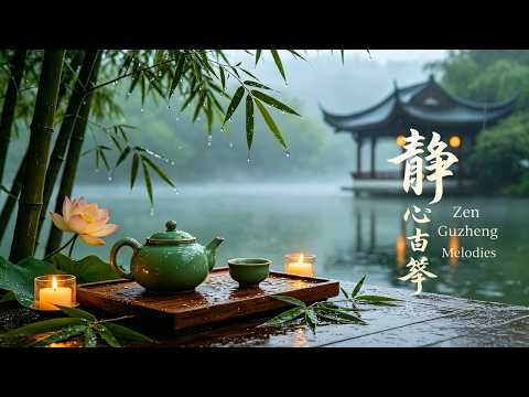 【雨霧茶禪】中國風空靈音樂｜超好聽的中國古典音樂 古箏、琵琶、竹笛、二胡｜安靜音樂 冥想放空 - Lakeside Tea Meditation Music