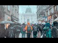 Vienna Walk in Snowfall, December 2023 | 4K HDR