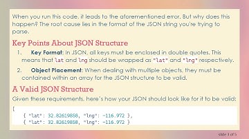 How to Fix Uncaught SyntaxError: Unexpected token l in JSON When Parsing JSON in JavaScript
