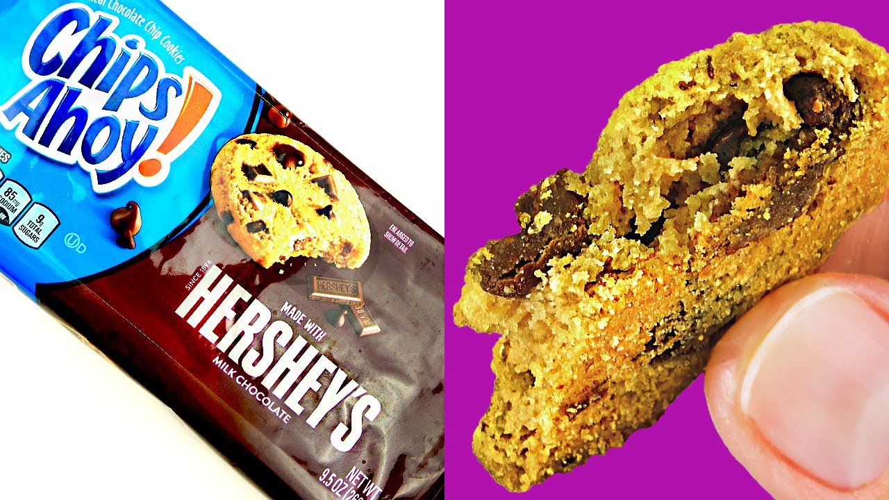 CHIPS AHOY! COOKIES WITH HERSHEY'S MILK CHOCOLATE Let's see how many