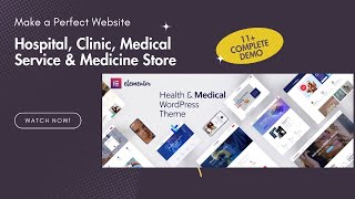 Make Medical Service, Clinic, Hospital, Medicine Store Website | Multipurpose Medical Theme | Medeus screenshot 1