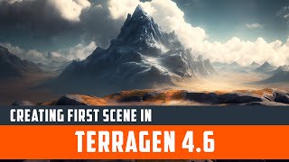 Creating first scene in Terragen 4.6 screenshot 2