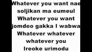 SNSD & 2pm - Cabi song  [Lyrics]