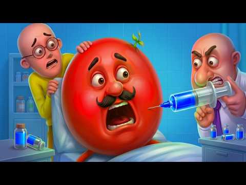 Aaj Mangalwar Hai Motu bimar hai | Hindi Rhyme for Kids | बुखार हुआ है All Rhymes | Part 52