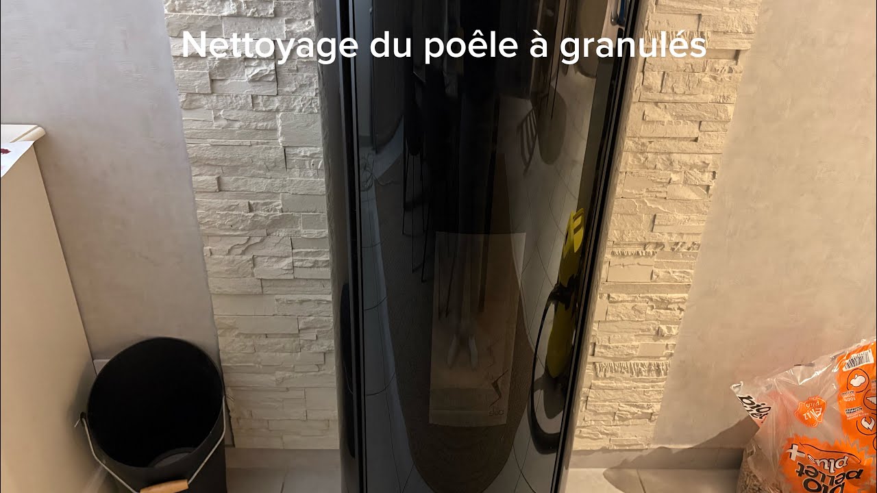 #ménage nettoyage poêle à granulés 