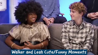 Walker Scobell and Leah Jeffries - Cute/Funny Moments