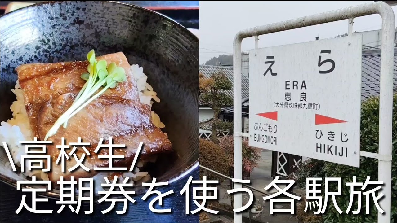 【恵良駅編】高校生定期券お別れする前に定期券使って各駅旅してみた！