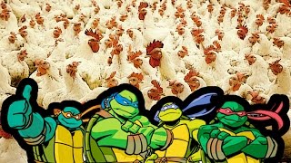 100.000 Tavuk VS. Ninja Kaplumbağalar (Efsanevi Savaş Simülatörü)