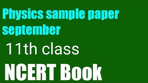 Pseb Sample Paper Physics 11th Class || Pseb September Exam 2022|| PSEBSample Paper 2022