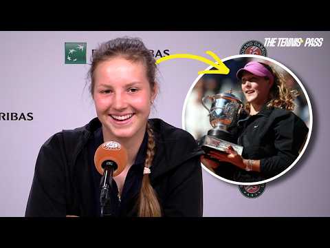 Is This Russia's Next Big Tennis Star? Oktiabreva Reacts To Winning The Junior Girls' French Open!