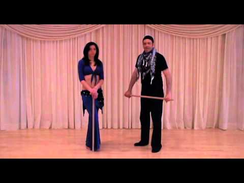 Karim Nagi lesson sample: "Arab Folk Dance using Cymbals, Sticks and Stomps"